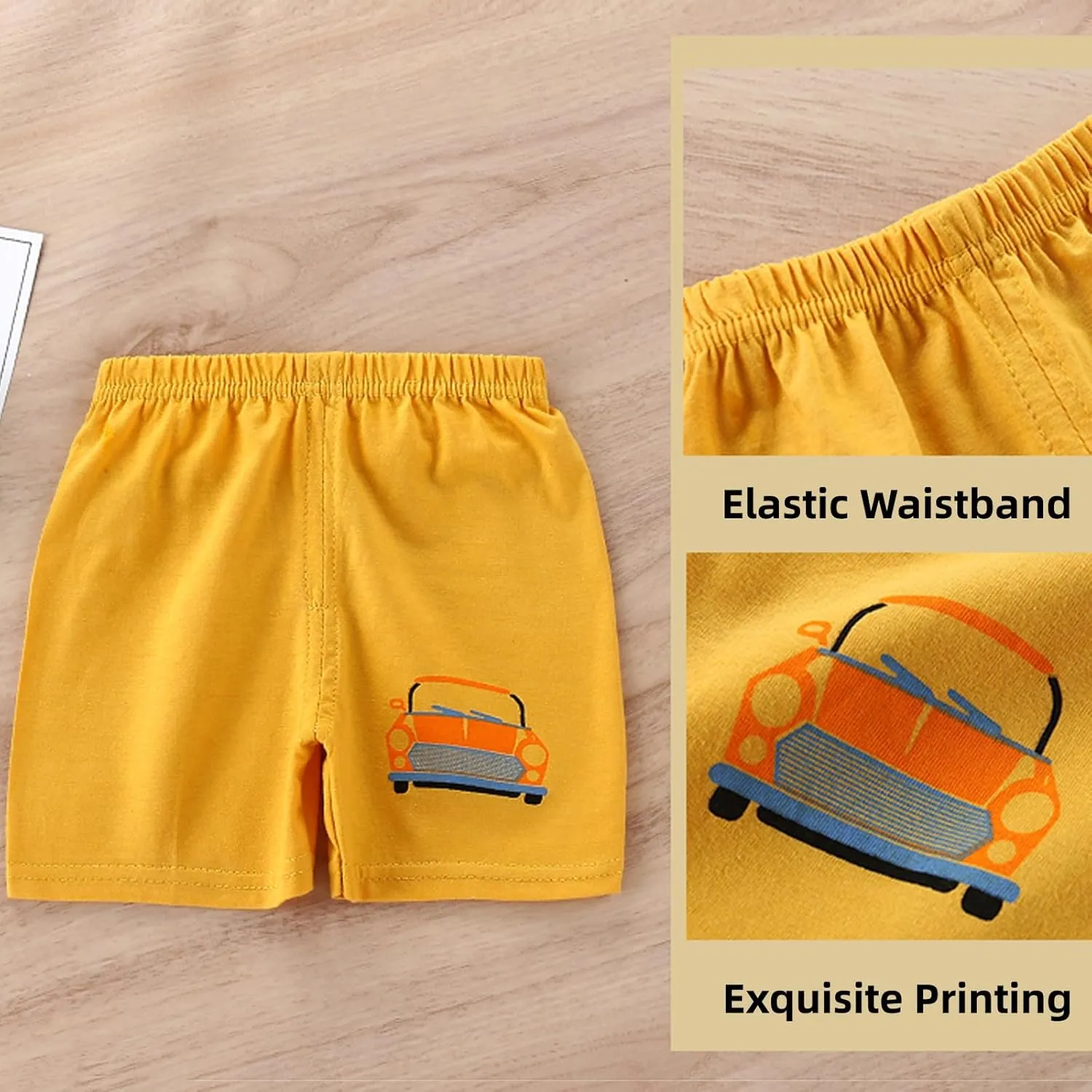 Baby Boy Shorts Cotton Toddler boy Shorts Little Kids Dinosaur Summer Clothes