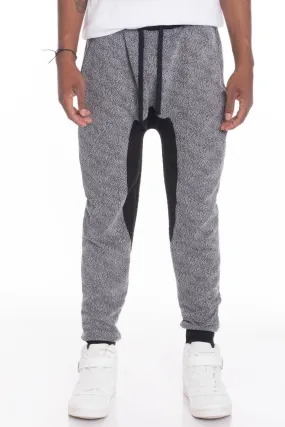 Casual Marbled Sweat Pant Jogger