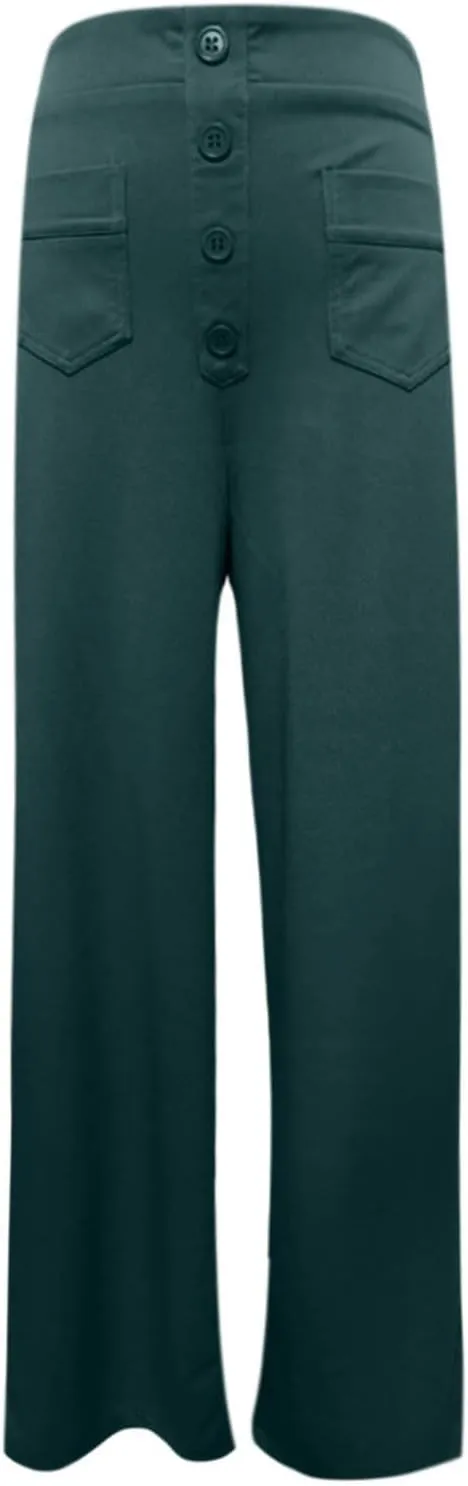 Flexipants - Women's Casual High Waist Stretch Pants, Flexi Pants for Women, Straight Leg Flexi Trousers