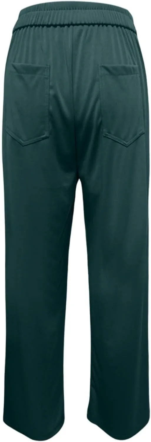 Flexipants - Women's Casual High Waist Stretch Pants, Flexi Pants for Women, Straight Leg Flexi Trousers