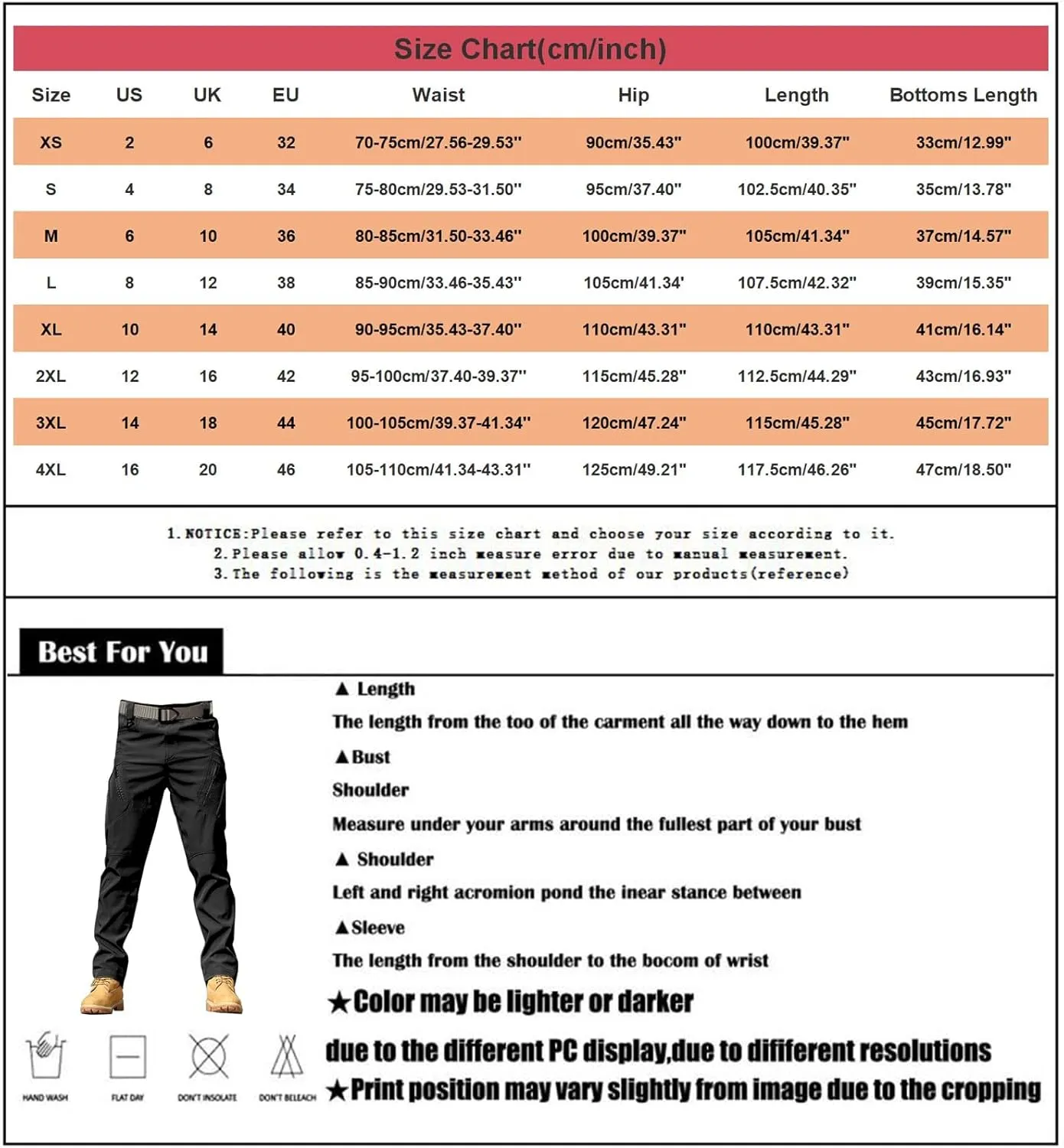 LCMTWX Baggy Jeans Men Men Elastic Drawstring Cotton Pants Waist Waist Mid Casual Solid Men's Casual Pants Jogger Pants Men