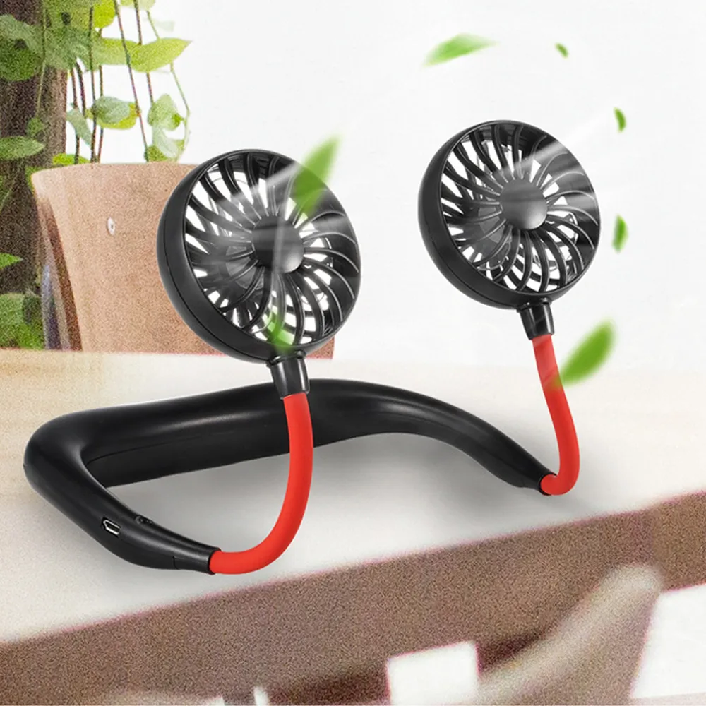 Portable Halter Neck Hanging Fan (1200mAh)