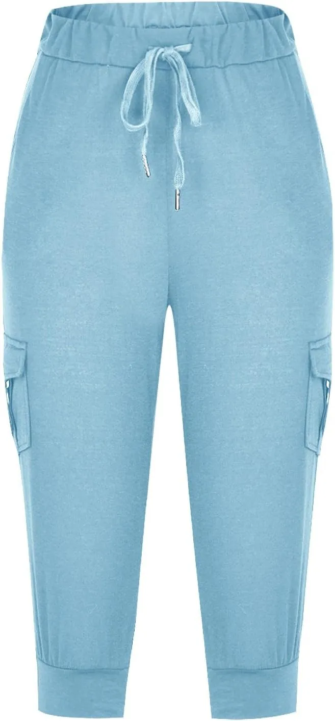 Straight Leg Basic Cargo Workout Gym Stretch Running Pants for Women Summer Fall Pants Women 2025 Y2K