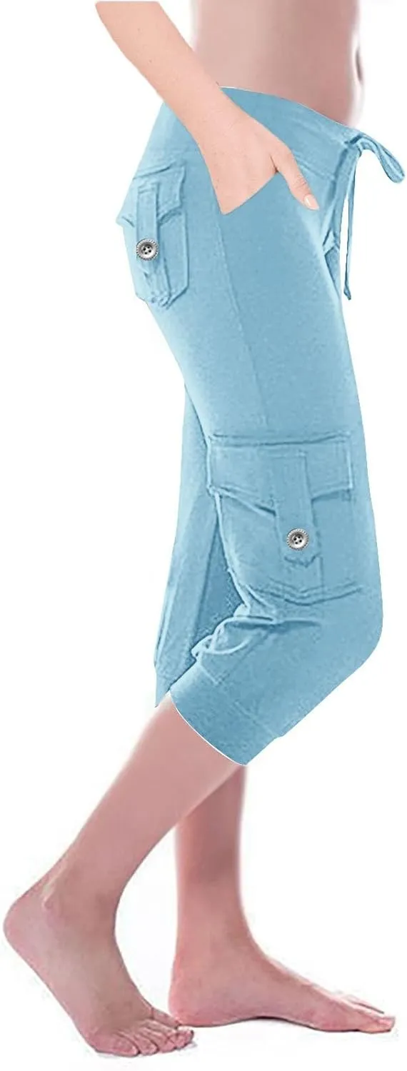 Straight Leg Basic Cargo Workout Gym Stretch Running Pants for Women Summer Fall Pants Women 2025 Y2K
