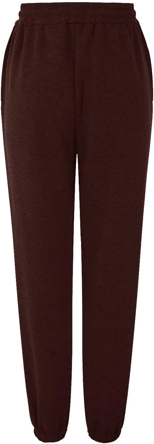 Sweatpants Woman Baggy Wide Leg High Waisted Drawstring Joggers Casual Fleece Lined Sweatpant Fall Winter Pants