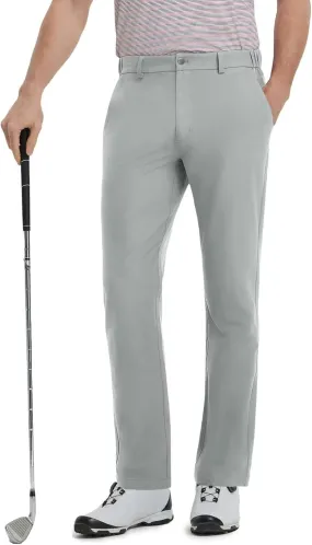 VEBOON Mens Golf Pants Stretch 30"/32"/34" Water-Resistant Lightweight Stretch Casual Flat Front Dress Pants with 5 Pockets