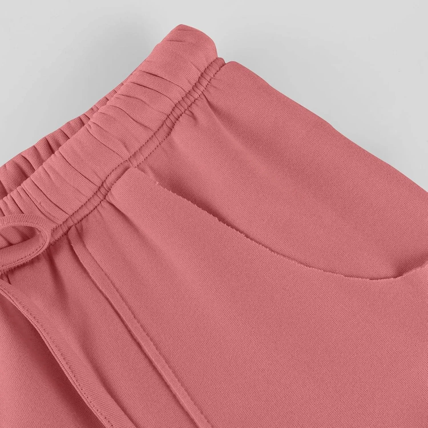 Womens Joggers with Pockets Drawstring High Waisted Fleece Lined Sweatpants Casual Athletic Works Harem Ankle Pants