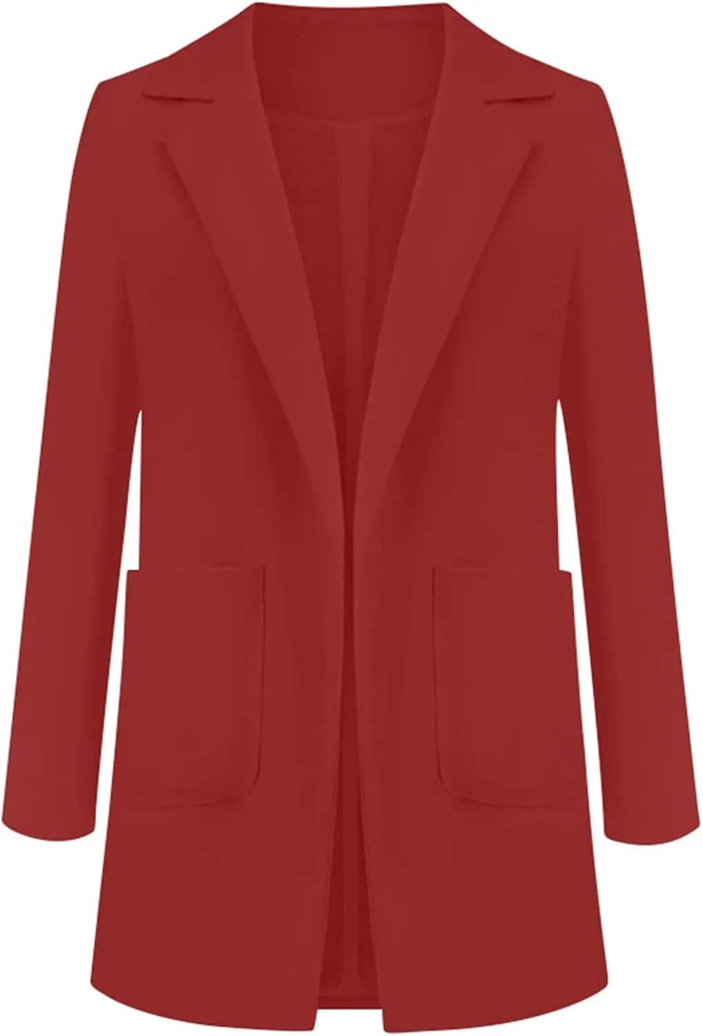 Women's Summer Blazer Lapel Sleeveless Pocket Dressy Casual Business Outdoor Solid Color Stylish Lightweight