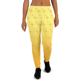 Yellow Ghost Sparkle Joggers (Women's XS-3XL)